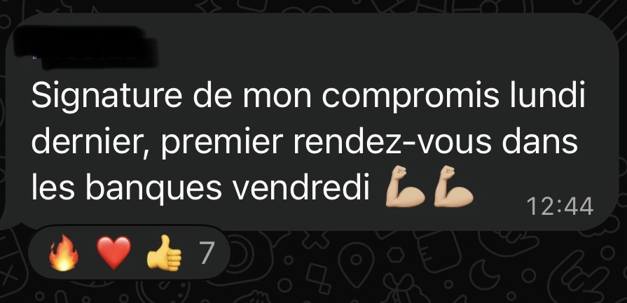 Capture du message : Du compromis aux banques